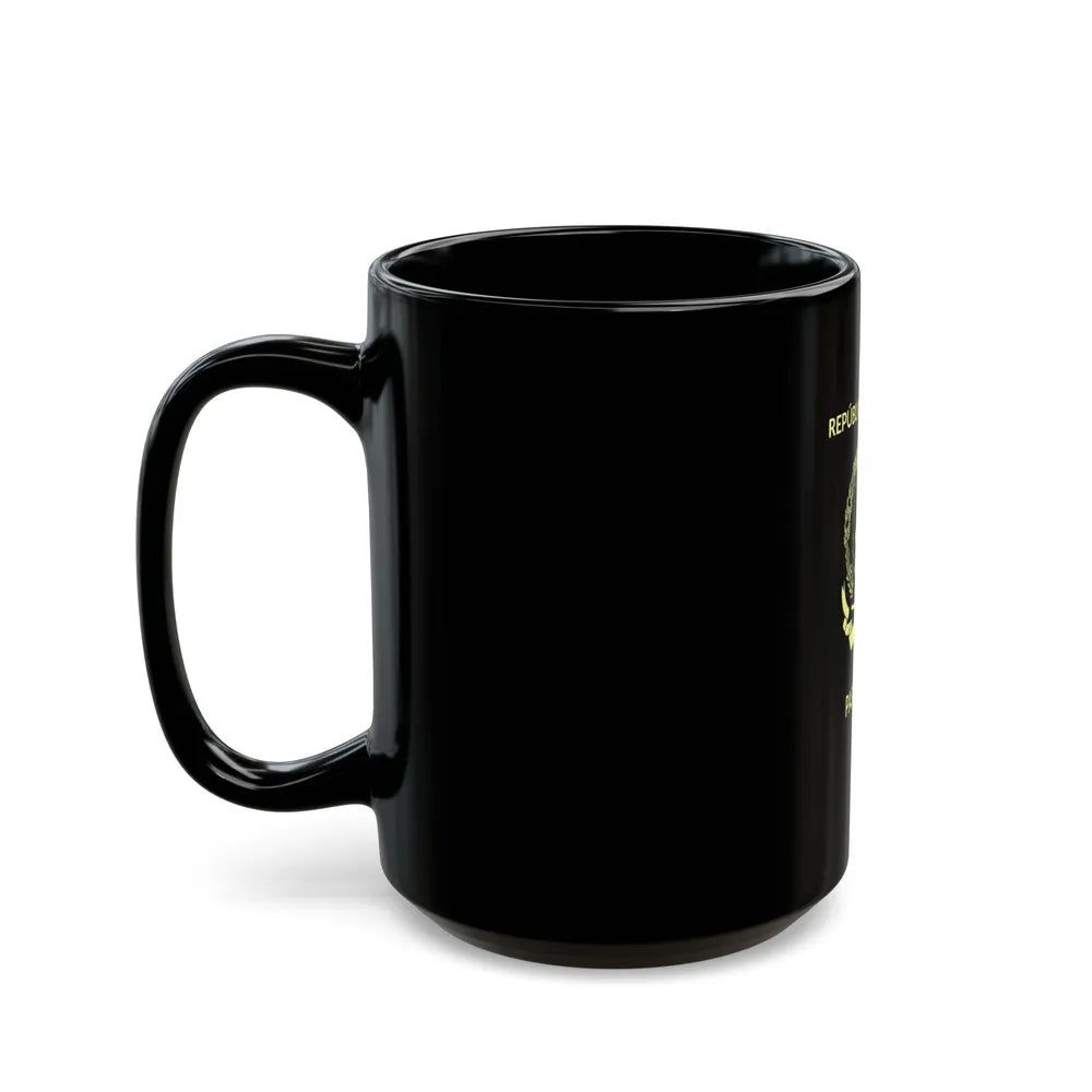 Angolan Passport - Black Coffee Mug-Go Mug Yourself