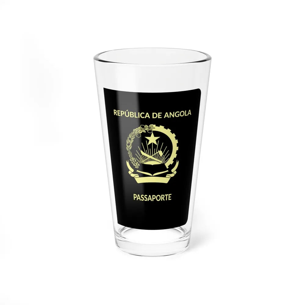 Angolan Passport - Pint Glass 16oz-16oz-Go Mug Yourself