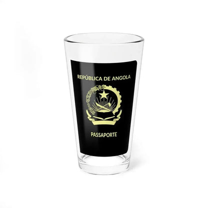 Angolan Passport - Pint Glass 16oz 16oz - Go Mug Yourself