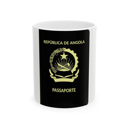 Angolan Passport - White Coffee Mug-11oz-Go Mug Yourself