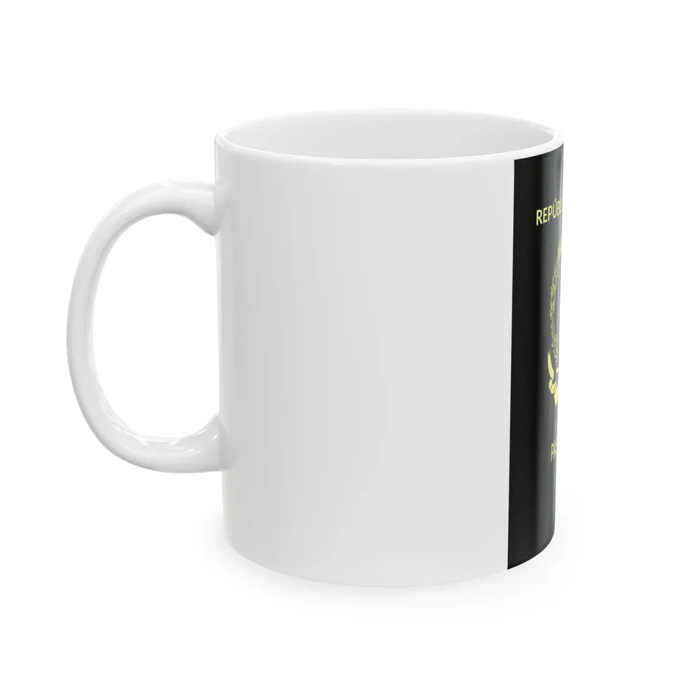 Angolan Passport - White Coffee Mug-Go Mug Yourself