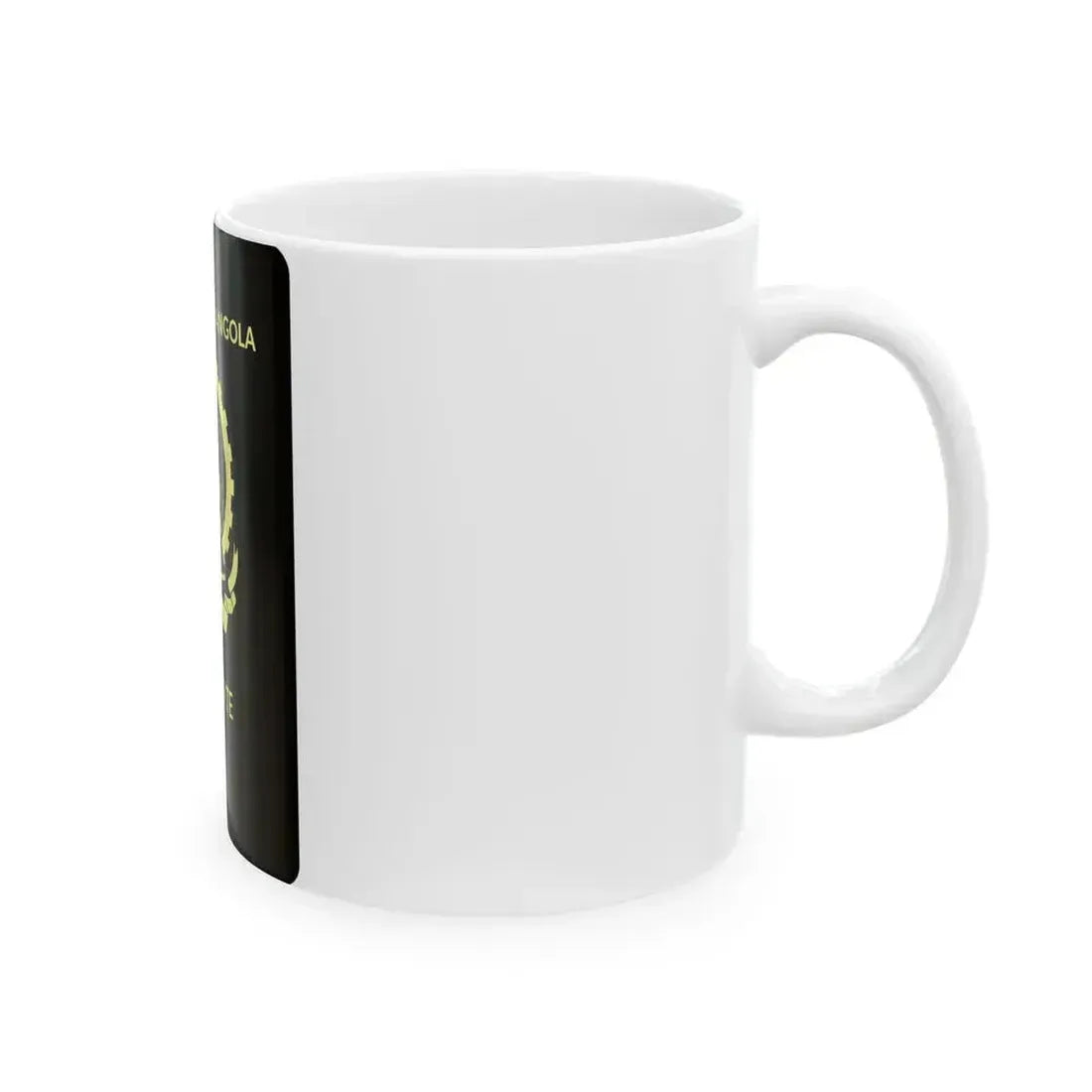 Angolan Passport - White Coffee Mug - Go Mug Yourself