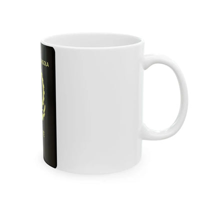 Angolan Passport - White Coffee Mug-Go Mug Yourself