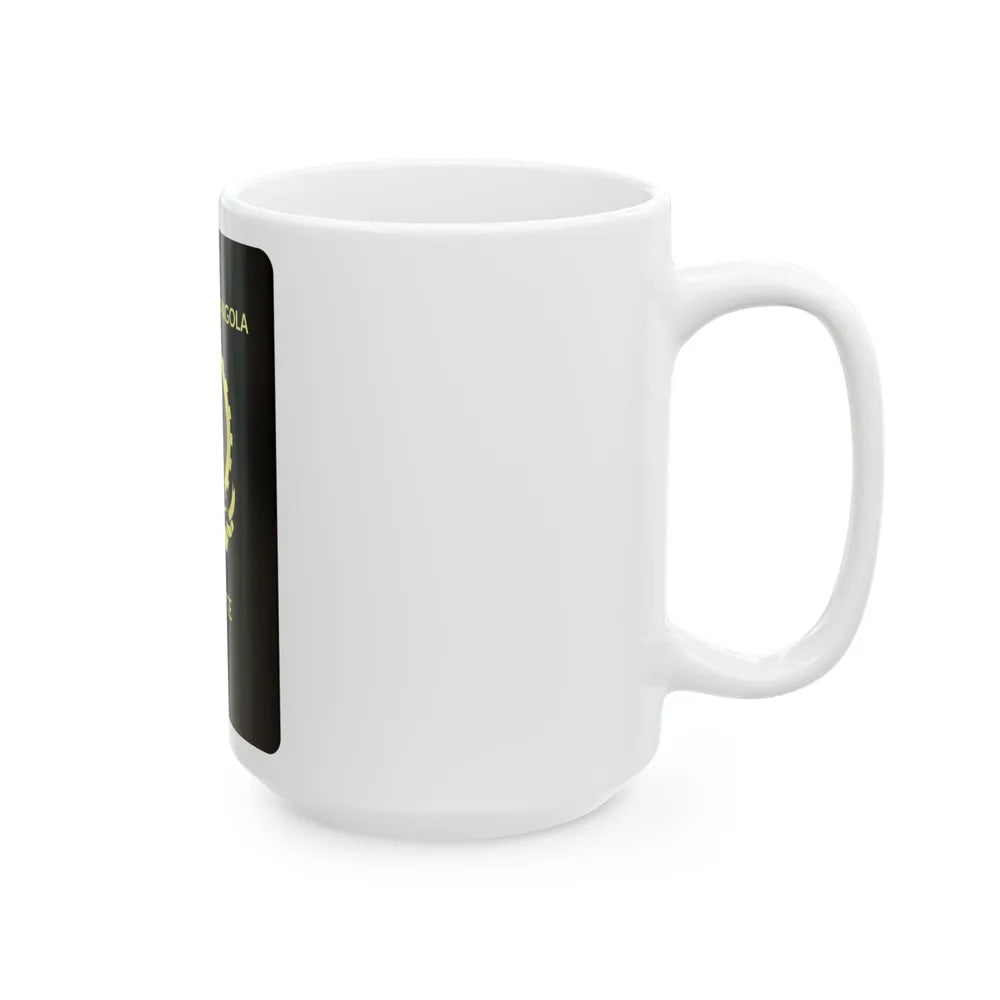 Angolan Passport - White Coffee Mug-Go Mug Yourself