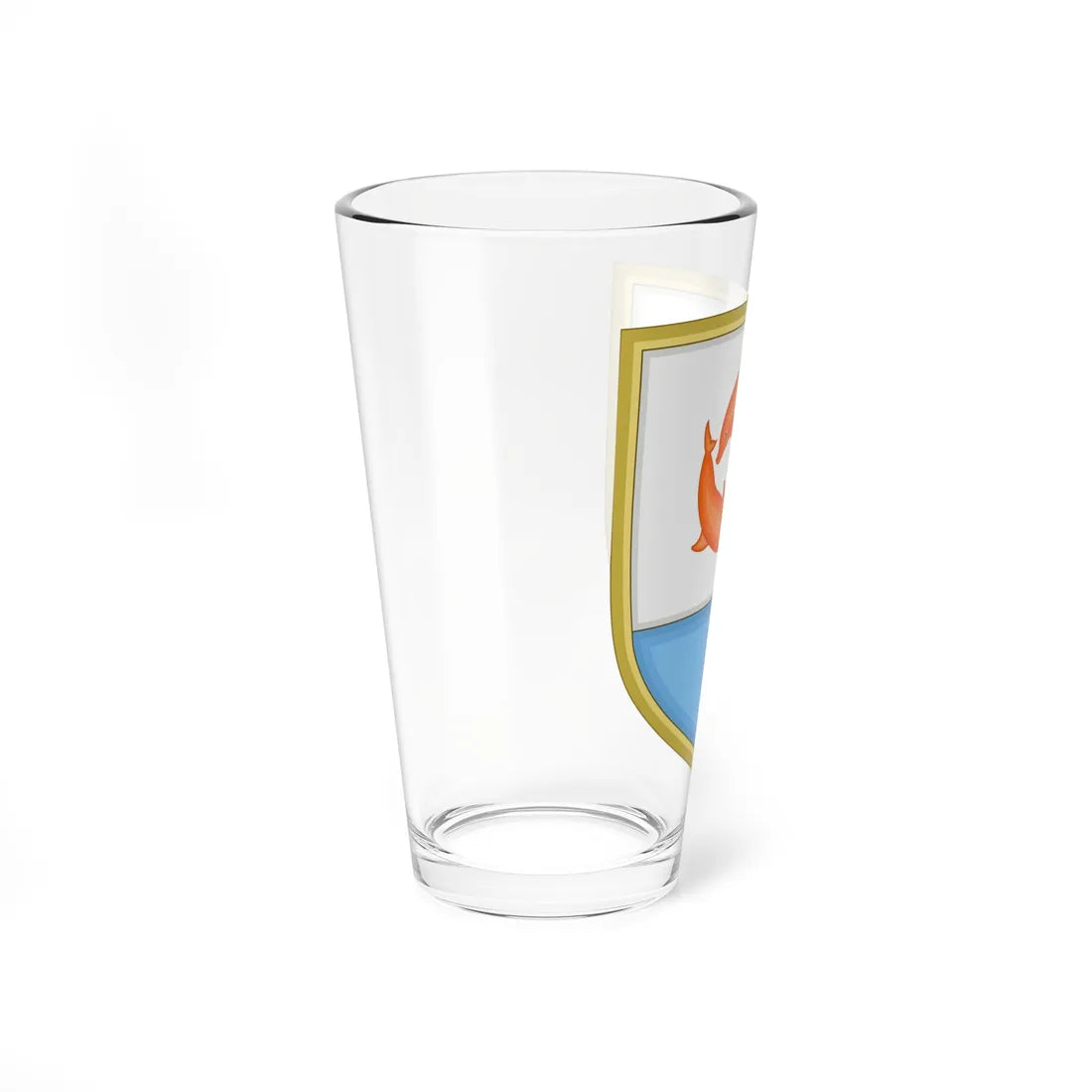 Anguilla coat of arms (United Kingdom) (Coat of Arms) Pint Glass 16oz - Go Mug Yourself
