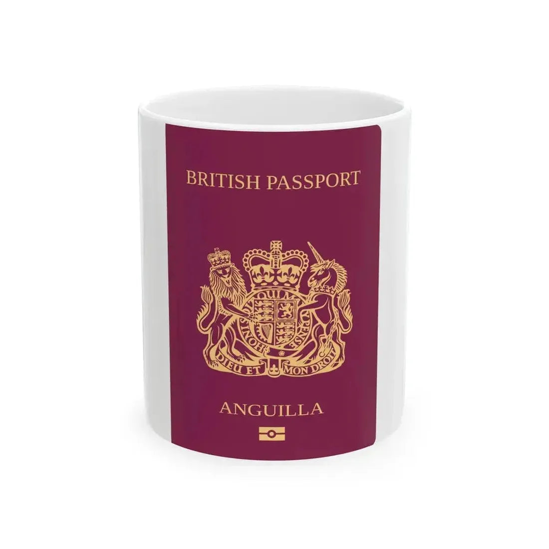 Anguilla Passport - White Coffee Mug 11oz - Go Mug Yourself