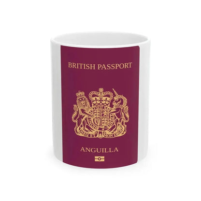 Anguilla Passport - White Coffee Mug 11oz - Go Mug Yourself