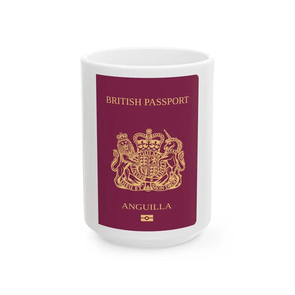 Anguilla Passport - White Coffee Mug-15oz-Go Mug Yourself