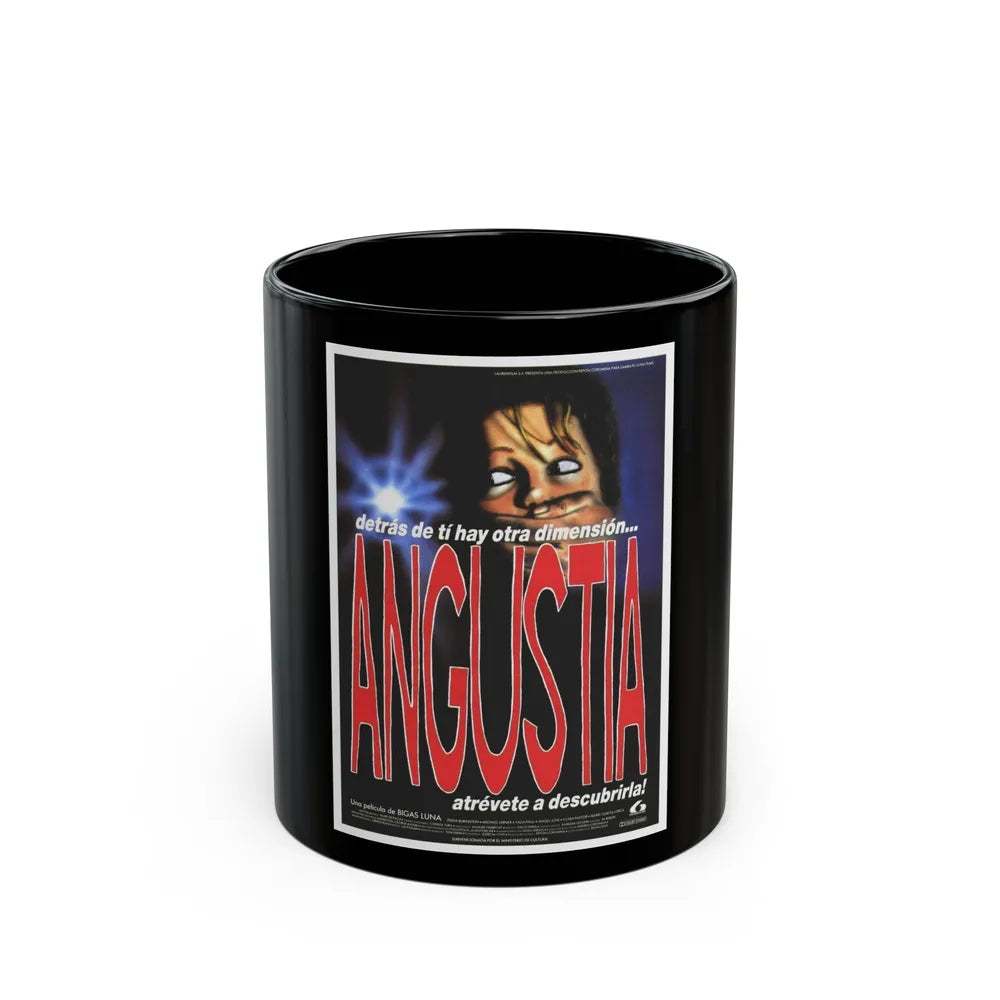 ANGUISH (SPANISH) 1987 Movie Poster - Black Coffee Mug-11oz-Go Mug Yourself