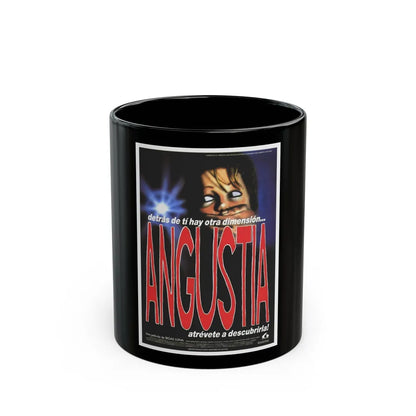 ANGUISH (SPANISH) 1987 Movie Poster - Black Coffee Mug-11oz-Go Mug Yourself