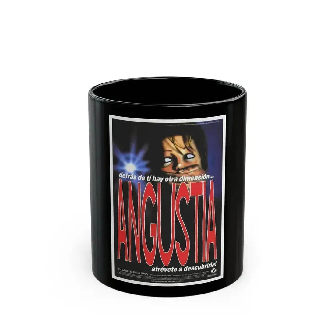 ANGUISH (SPANISH) 1987 Movie Poster - Black Coffee Mug 11oz - Go Mug Yourself
