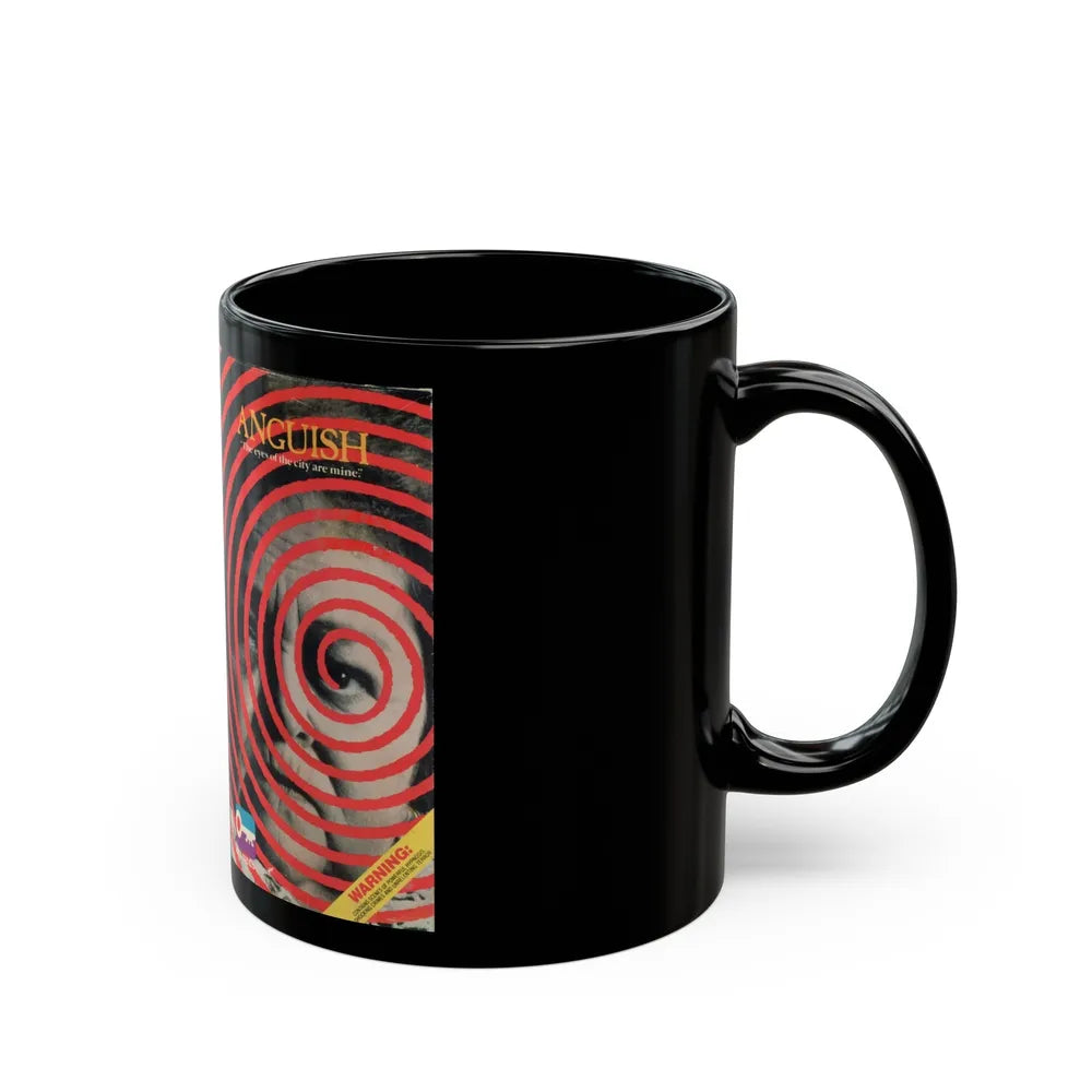 ANGUISH (VHS COVER) - Black Coffee Mug-Go Mug Yourself