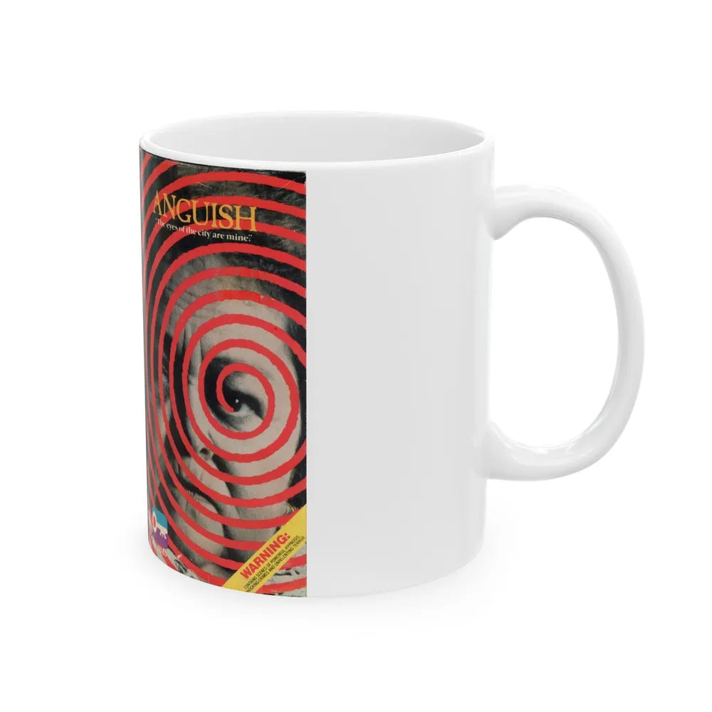 ANGUISH (VHS COVER) - White Coffee Mug-Go Mug Yourself