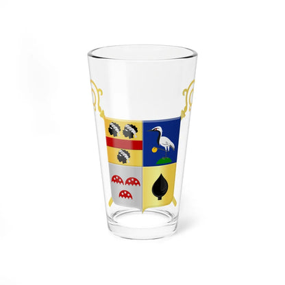 Anhée wapen (Belgium) (Coat of Arms) Pint Glass 16oz - Go Mug Yourself