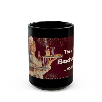 Anheuser Busch advertisement - Black Coffee Mug 15oz - Go Mug Yourself