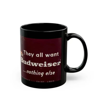 Anheuser Busch advertisement - Black Coffee Mug - Go Mug Yourself