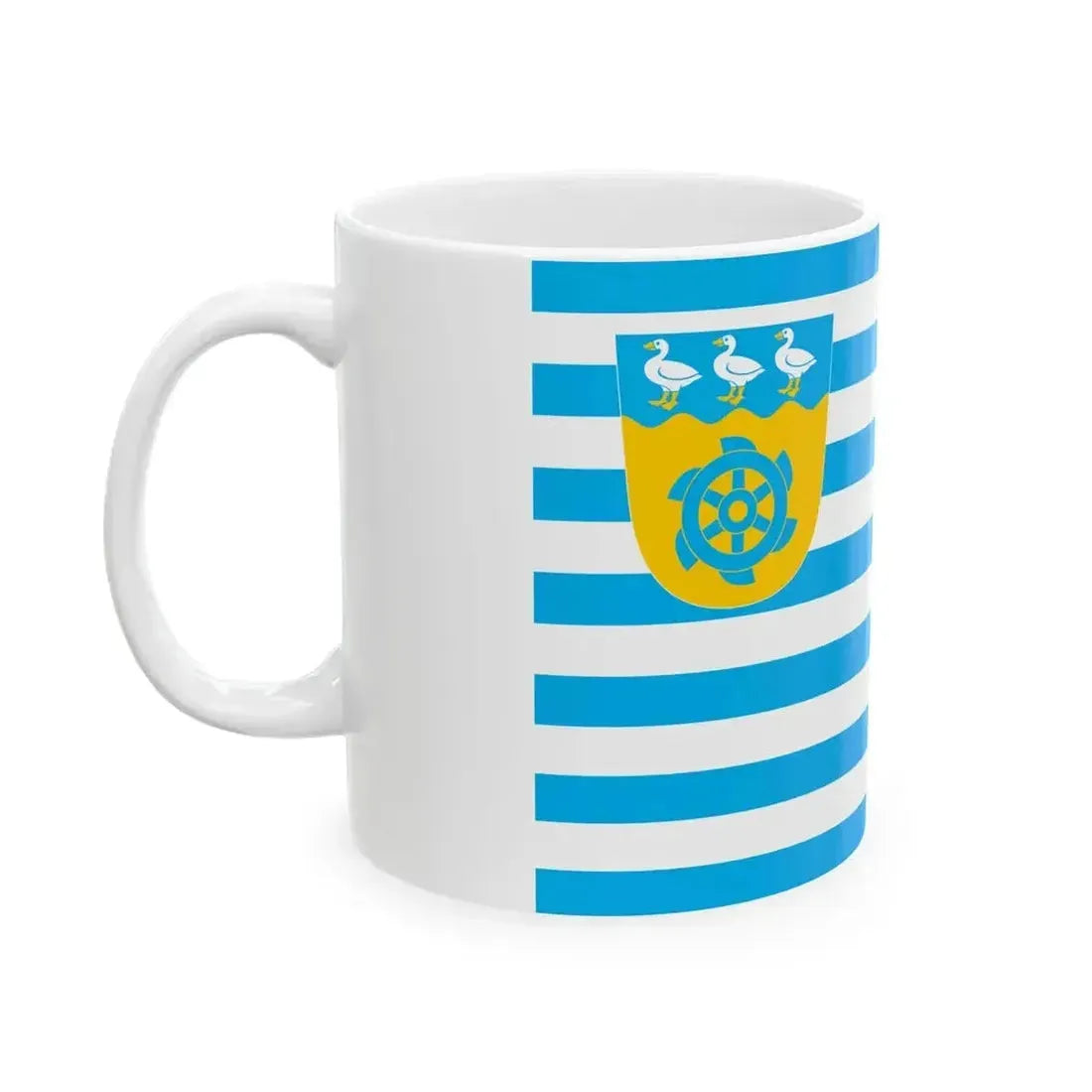 Anija valla lipp (Estonia) White Coffee Mug - Go Mug Yourself