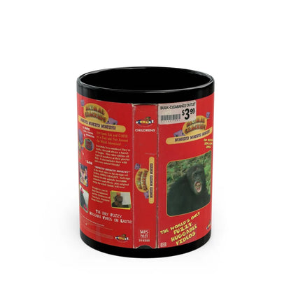 ANIMAL CRACKERS MONKEYS MONKEYS MONKEYS (VHS COVER) - Black Coffee Mug-11oz-Go Mug Yourself