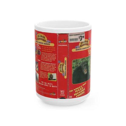 ANIMAL CRACKERS MONKEYS MONKEYS MONKEYS (VHS COVER) - White Coffee Mug-15oz-Go Mug Yourself