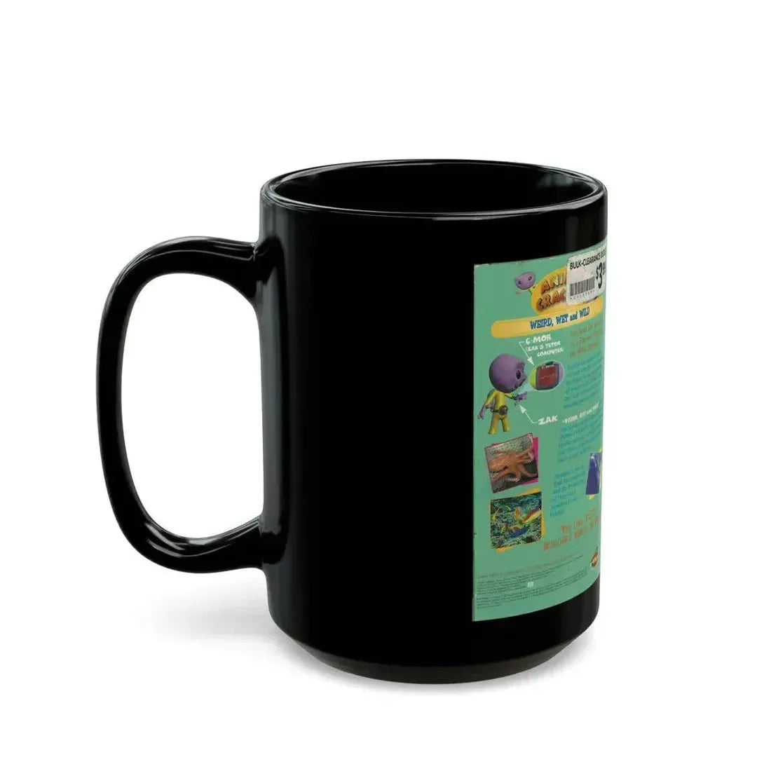 ANIMAL CRACKERS WEIRD WET AND WILD (VHS COVER) - Black Coffee Mug - Go Mug Yourself