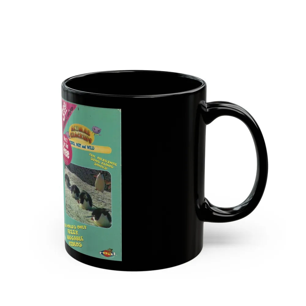 ANIMAL CRACKERS WEIRD WET AND WILD (VHS COVER) - Black Coffee Mug-Go Mug Yourself