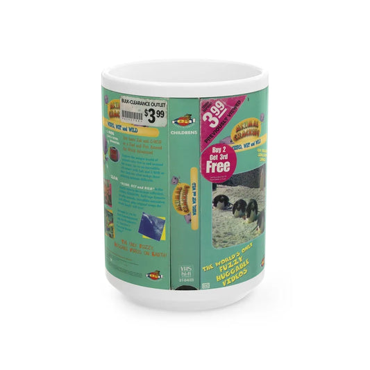 ANIMAL CRACKERS WEIRD WET AND WILD (VHS COVER) - White Coffee Mug-15oz-Go Mug Yourself