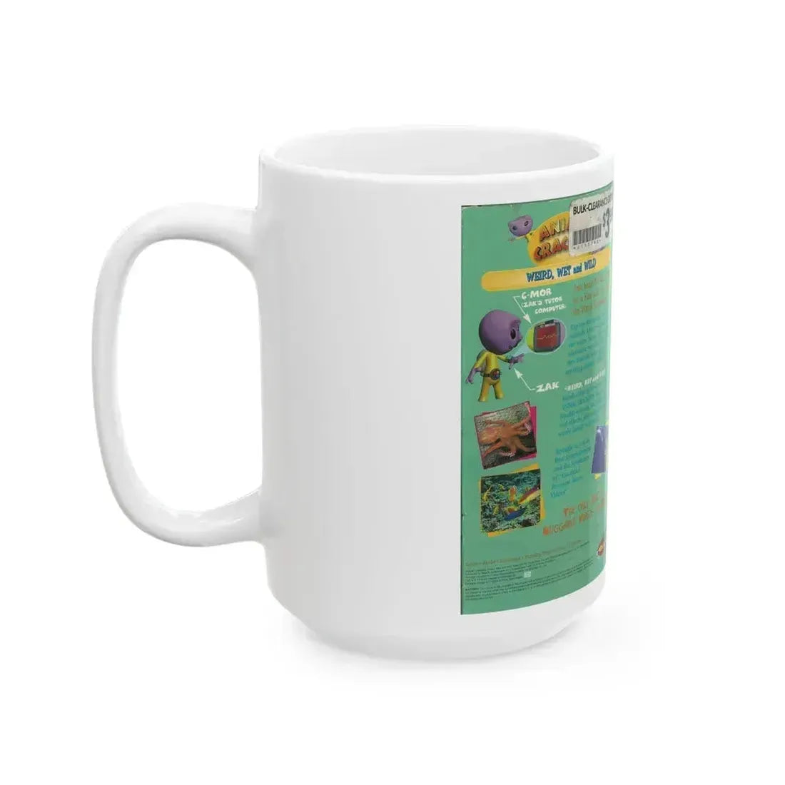 ANIMAL CRACKERS WEIRD WET AND WILD (VHS COVER) - White Coffee Mug - Go Mug Yourself
