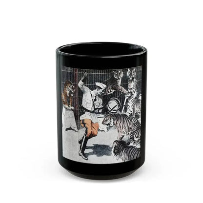 Animal Man (1), Blue Book Magazine, April 1948 - Black Coffee Mug 15oz - Go Mug Yourself