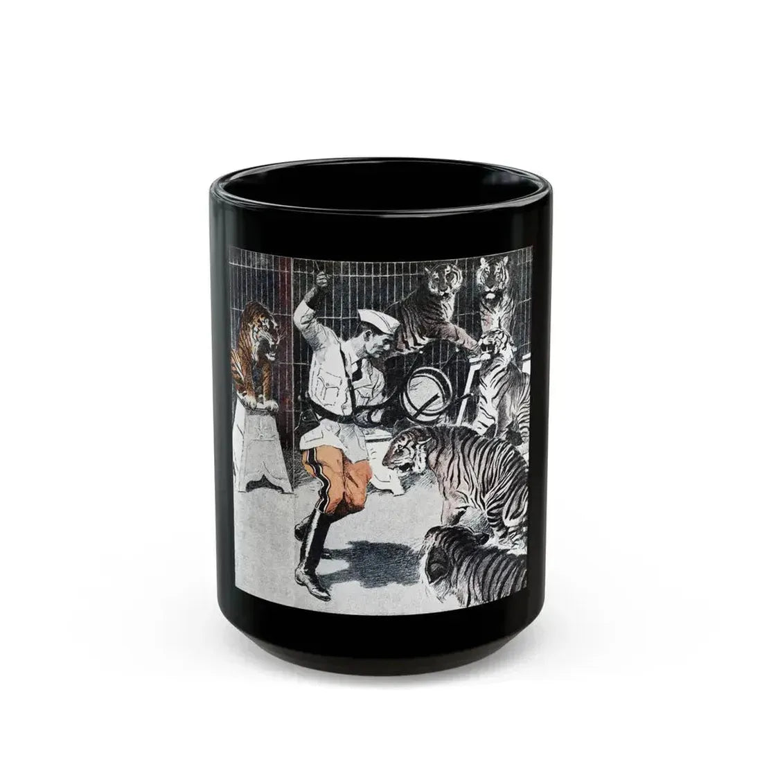 Animal Man (1), Blue Book Magazine, April 1948 - Black Coffee Mug 15oz - Go Mug Yourself