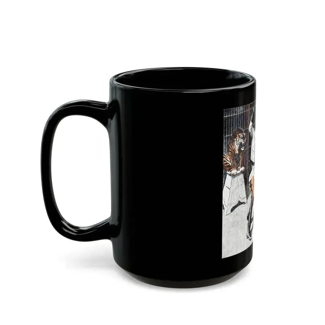 Animal Man (1), Blue Book Magazine, April 1948 - Black Coffee Mug - Go Mug Yourself