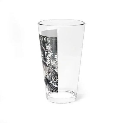 Animal Man (1), Blue Book Magazine, April 1948 (Magazine Illustration) Pint Glass 16oz - Go Mug Yourself