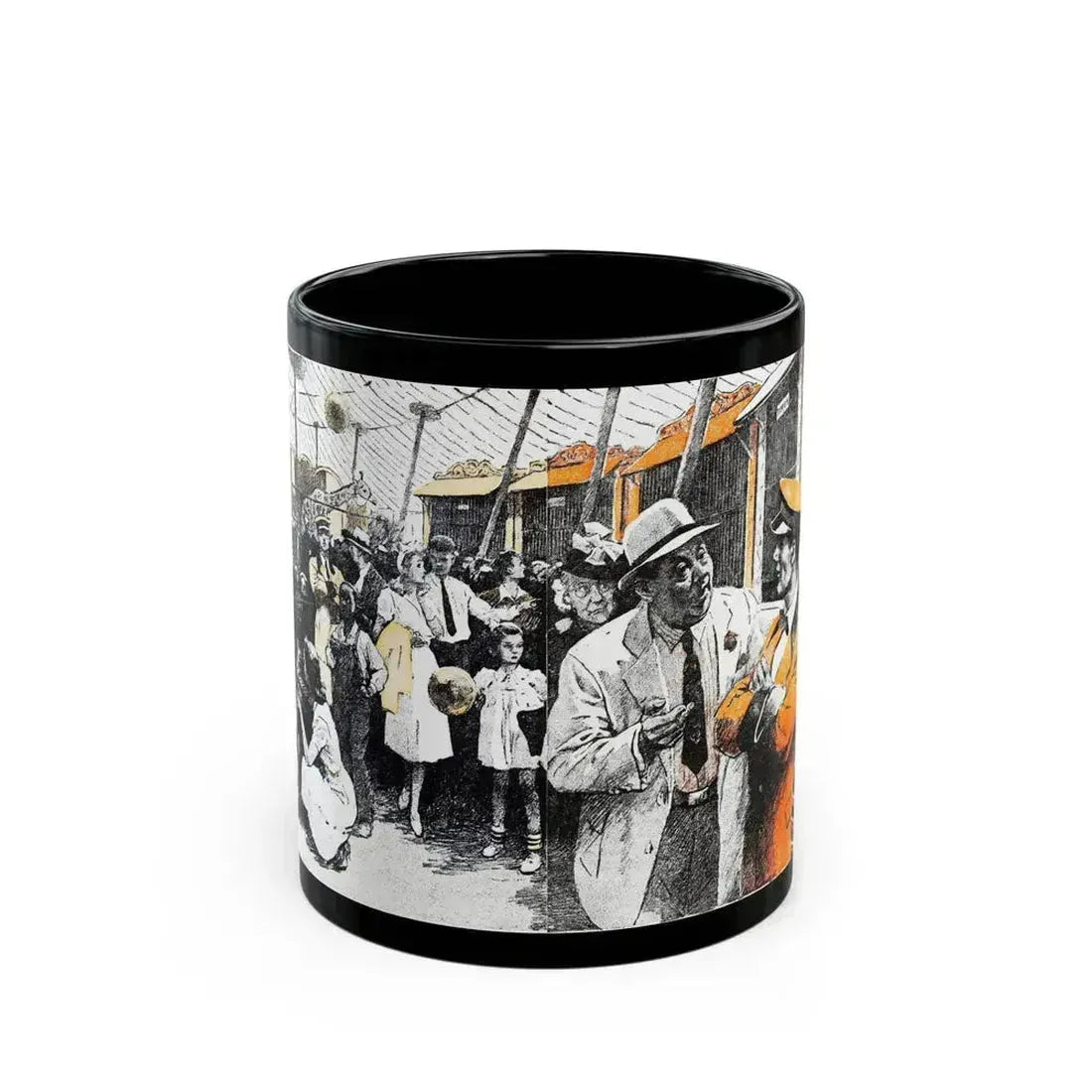 Animal Man (2), Blue Book Magazine, April 1948 - Black Coffee Mug 11oz - Go Mug Yourself