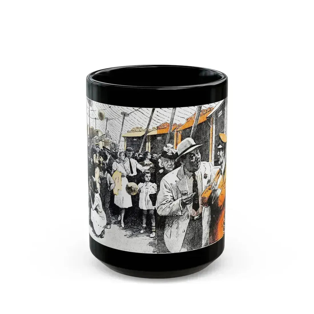 Animal Man (2), Blue Book Magazine, April 1948 - Black Coffee Mug 15oz - Go Mug Yourself