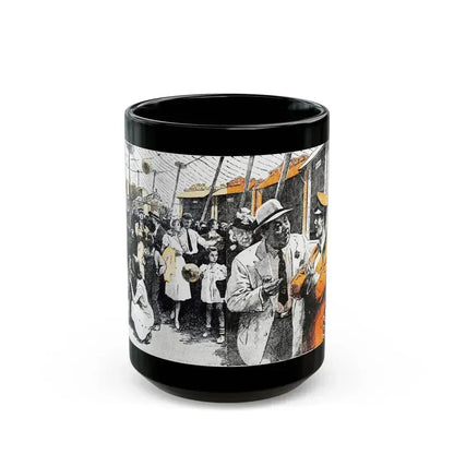 Animal Man (2), Blue Book Magazine, April 1948 - Black Coffee Mug 15oz - Go Mug Yourself