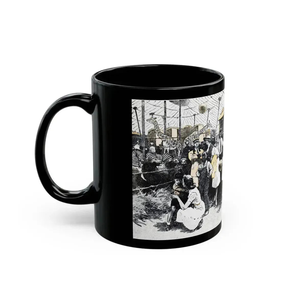 Animal Man (2), Blue Book Magazine, April 1948 - Black Coffee Mug - Go Mug Yourself