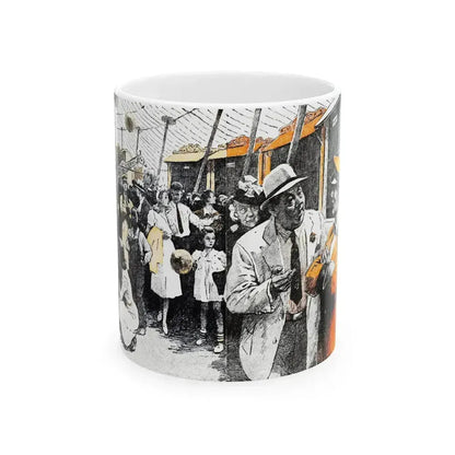 Animal Man (2), Blue Book Magazine, April 1948 - White Coffee Mug 11oz - Go Mug Yourself