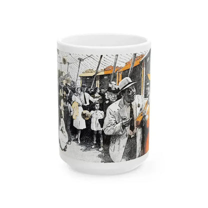 Animal Man (2), Blue Book Magazine, April 1948 - White Coffee Mug 15oz - Go Mug Yourself