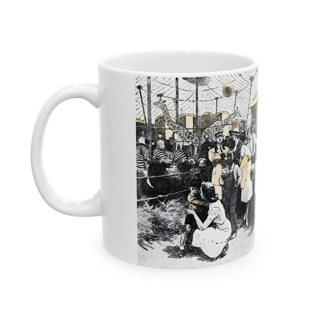 Animal Man (2), Blue Book Magazine, April 1948 - White Coffee Mug - Go Mug Yourself