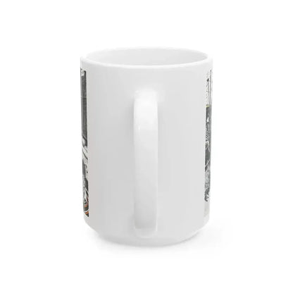 Animal Man (2), Blue Book Magazine, April 1948 - White Coffee Mug - Go Mug Yourself