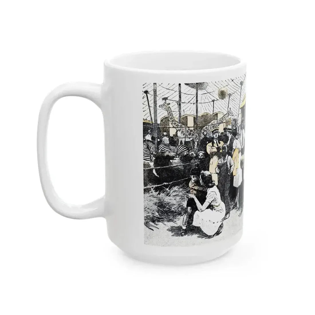 Animal Man (2), Blue Book Magazine, April 1948 - White Coffee Mug - Go Mug Yourself