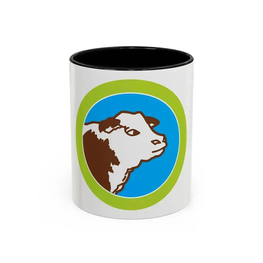 Animal Science (Boy Scout Merit Badge) Accent Coffee Mug 11oz Black - Go Mug Yourself