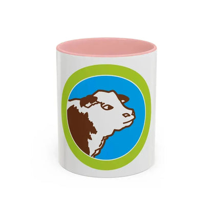 Animal Science (Boy Scout Merit Badge) Accent Coffee Mug 11oz Pink - Go Mug Yourself