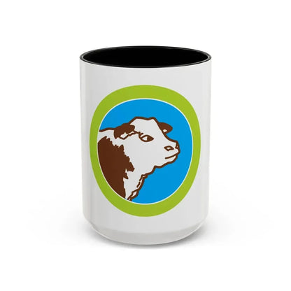 Animal Science (Boy Scout Merit Badge) Accent Coffee Mug 15oz Black - Go Mug Yourself