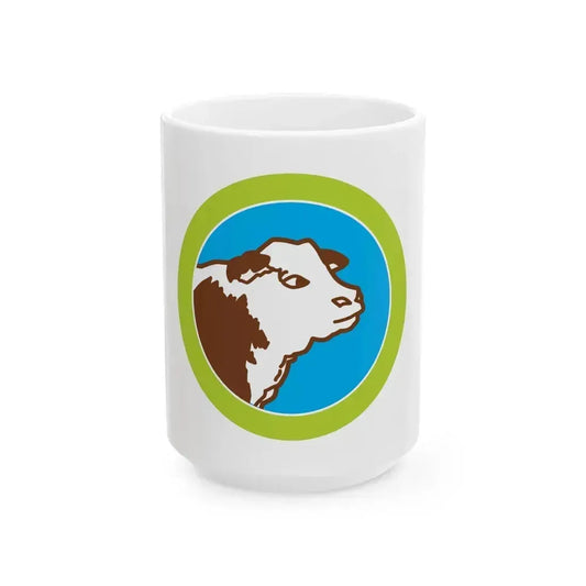 Animal Science (Boy Scout Merit Badge) White Coffee Mug 15oz - Go Mug Yourself