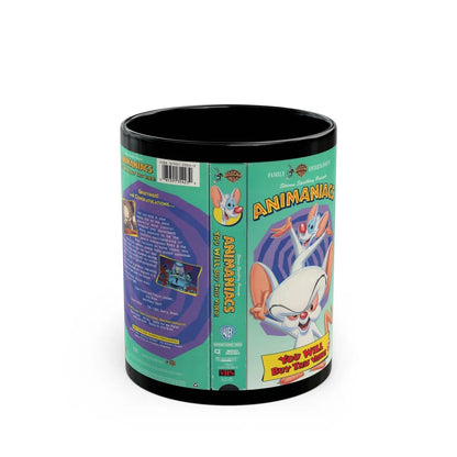 ANIMANIACS YOU WILL BUY THIS VIDEO (VHS COVER) - Black Coffee Mug-11oz-Go Mug Yourself