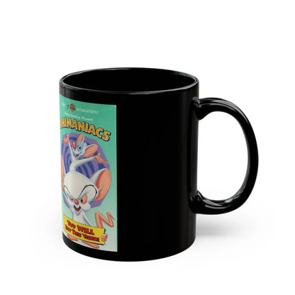 ANIMANIACS YOU WILL BUY THIS VIDEO (VHS COVER) - Black Coffee Mug-Go Mug Yourself