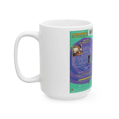 ANIMANIACS YOU WILL BUY THIS VIDEO (VHS COVER) - White Coffee Mug - Go Mug Yourself