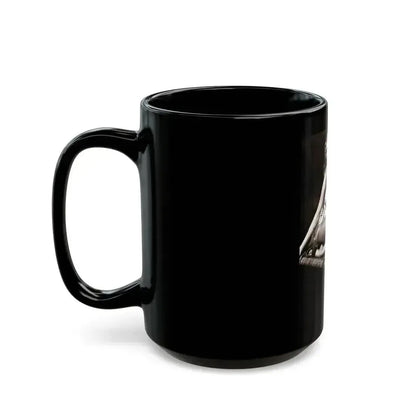 Anita Ekberg #05 (Vintage Female Icon) Black Coffee Mug - Go Mug Yourself