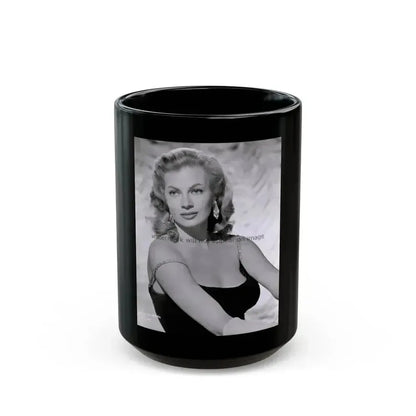 Anita Ekberg #110 (Vintage Female Icon) Black Coffee Mug 15oz - Go Mug Yourself