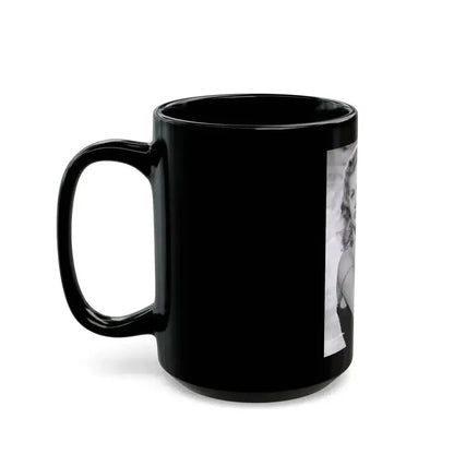 Anita Ekberg #110 (Vintage Female Icon) Black Coffee Mug - Go Mug Yourself